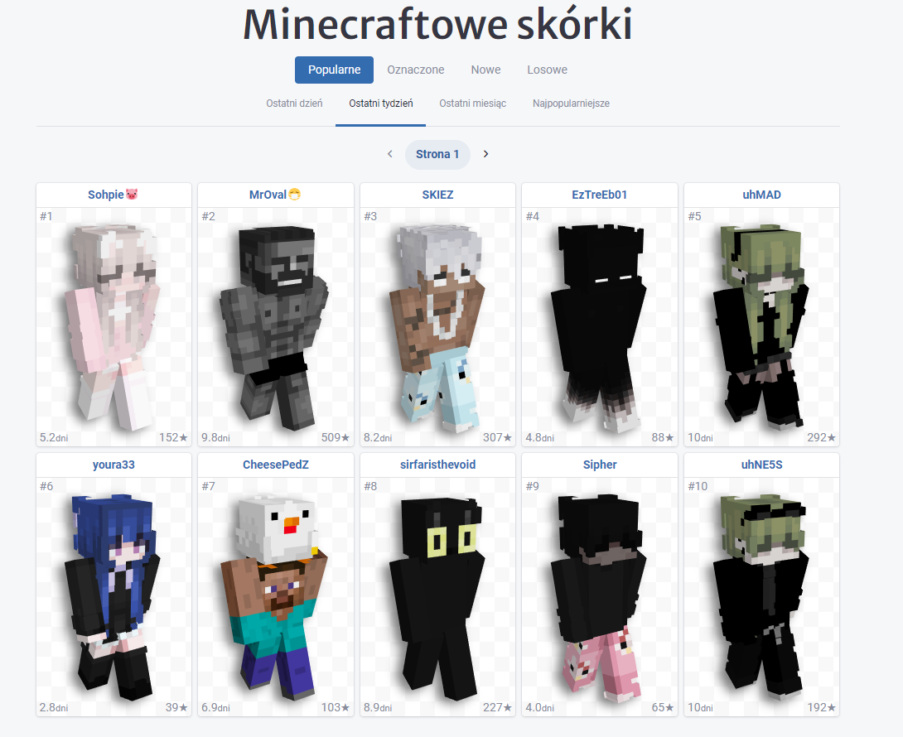 Darmowe Skiny Do Minecraft Bez Pobierania Skiny do Minecraft - jak wgrać i skąd pobrać